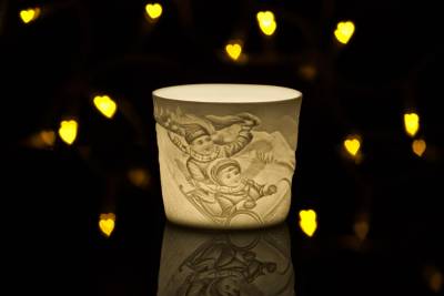 Starlight Votiv small Nr.187 lustige Schlittenfahrt - 0