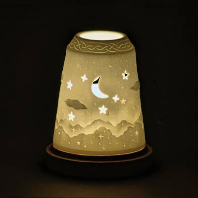 Starlight Glocke Nr.127 Firmament mit Mond und Sterne als Durchbrüche - 0