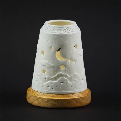 Starlight Glocke Nr.127 Firmament mit Mond und Sterne als Durchbrüche - 1