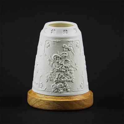 Starlight Glocke Nr.185 Engel auf Blumenranke - 1