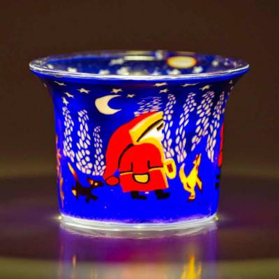 Votiv-Glas 47 Weihnachtsmann - 1