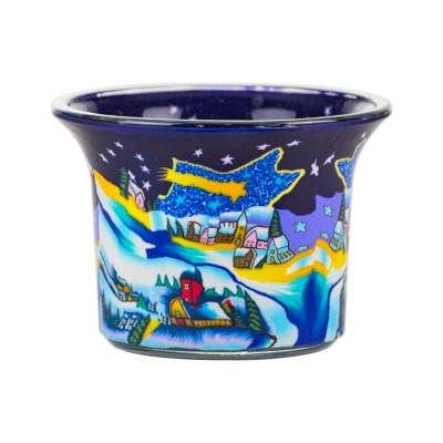 Votiv-Glas 66 - Sternschnuppe über Winderdorf - 0