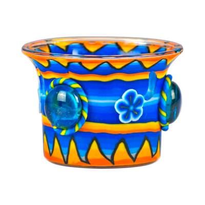 Votiv-Glas 100 Nuggets blau - 0