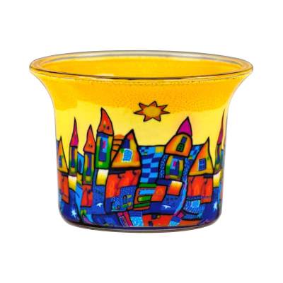 Votiv-Glas 182 - Stadt im Sommer - 0