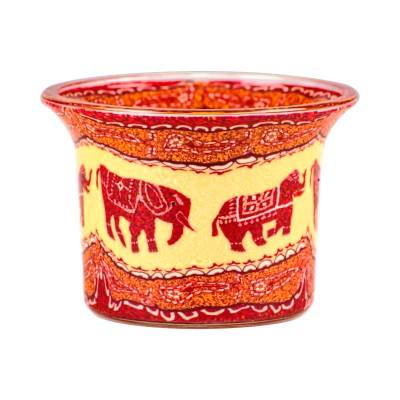 Votiv-Glas 211 - Elefantenkolonne - 0