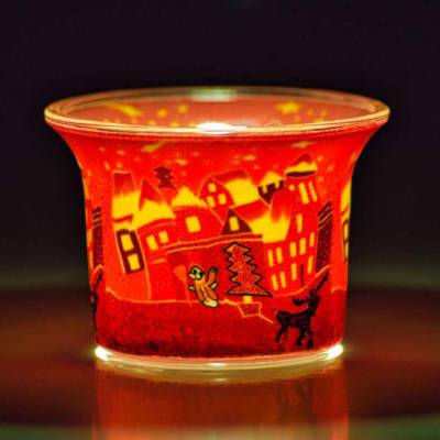 Votiv-Glas 301 Winterdorf in Rottönen - 1