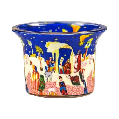 Votiv-Glas 339 weihnachtliche Krippe - 0