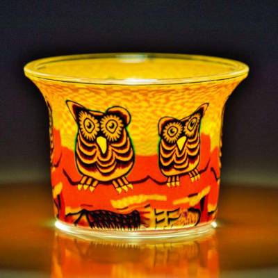 Votiv-Glas 345 Eule - 1