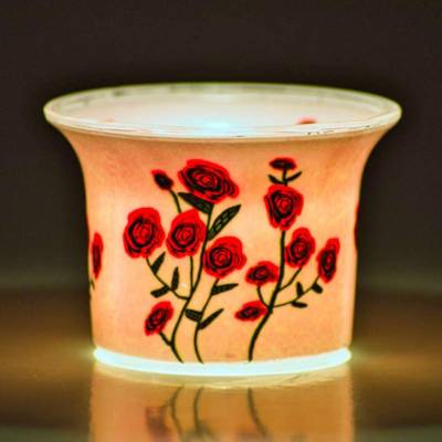 Votiv-Glas 520 - Rosen - 1