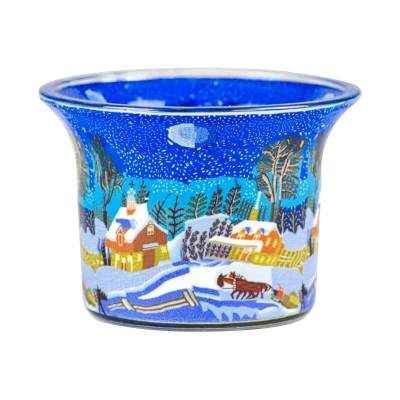 Votiv-Glas 829 kanadische Winterlandschaft - 0