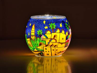 Leuchtglas 11cm Nr.40 Jerusalem - 1