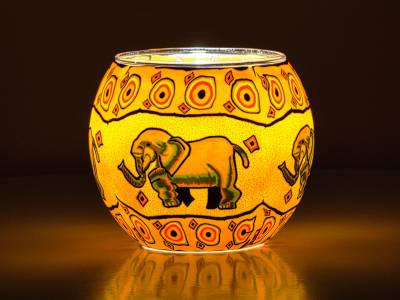 Leuchtglas 11cm Nr.286 Elefant - 1