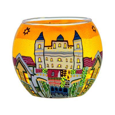 Leuchtglas 11cm Nr.370 Weingarten - 0