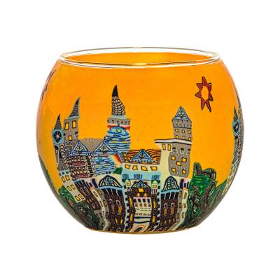 Leuchtglas 11cm Nr.384 Neuschwanstein im Sommer - 0