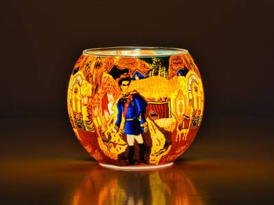 Leuchtglas 11cm Nr.535 König Ludwig von Bayern - 1