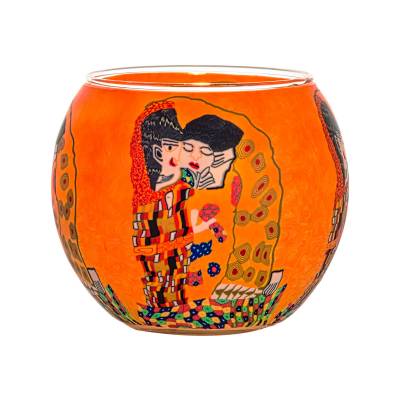 Leuchtglas 11cm Nr.583 Klimt der Kuss - 0