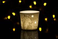 Starlight Votiv small Nr.246 Eule mit Durchbrüchen