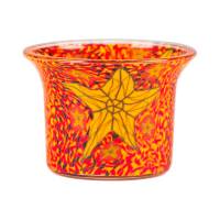 Votiv-Glas 143 Stern in orange