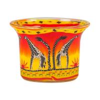 Votiv-Glas 287 Giraffen
