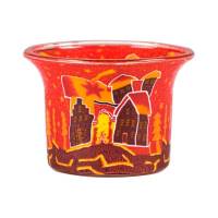 Votiv-Glas 346 Sternschnuppe über Winterdorf