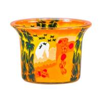 Votiv-Glas 354 Vögel im Sonnenuntergang