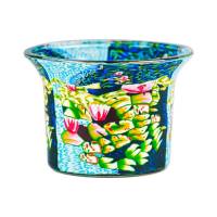 Votiv-Glas 564 - Seerose, Seerosen in pink und weiss