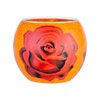 Leuchtglas 11cm Nr.297 rote Rosen