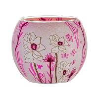 Leuchtglas 11cm Nr.519 weiße Blume