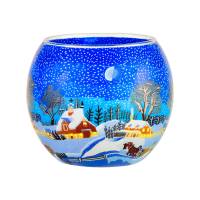 Leuchtglas 11cm Nr.829 kanadische Winterlandschaft