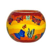 Leuchtglas 15cm Nr.123 bunte Schmetterling