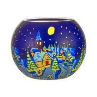 Leuchtglas 15cm Nr.175 Winter in den Bergen