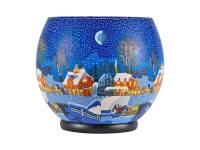 Gigant 829, Leuchtglas elektrisch betrieben, Durchmesser 30cm Kanadische Winterlandschaft